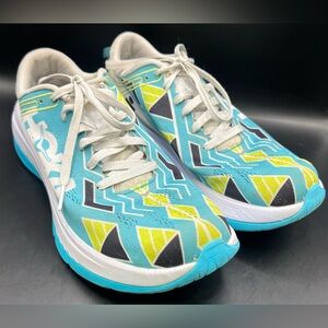 Hoka- Ironman Kona Carbon, Stylish Women's Athletic Shoes in‎ Blue/White, W-10.5